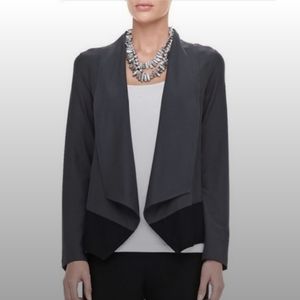 Eileen Fisher Color Block Drape Jacket